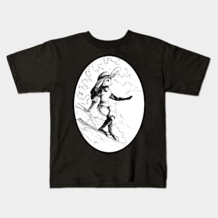 Rabbit character sketch - fantasy inspired art and designs Kids T-Shirt